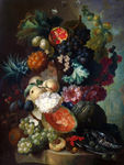 高清古典油画鲜花