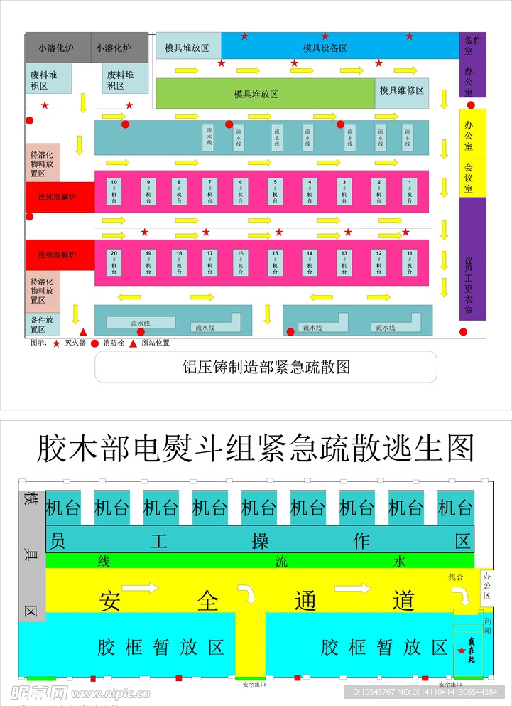 铝压铸制造部紧急疏散