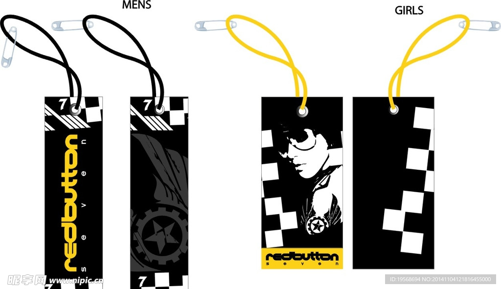 服装吊牌 服装吊卡 吊