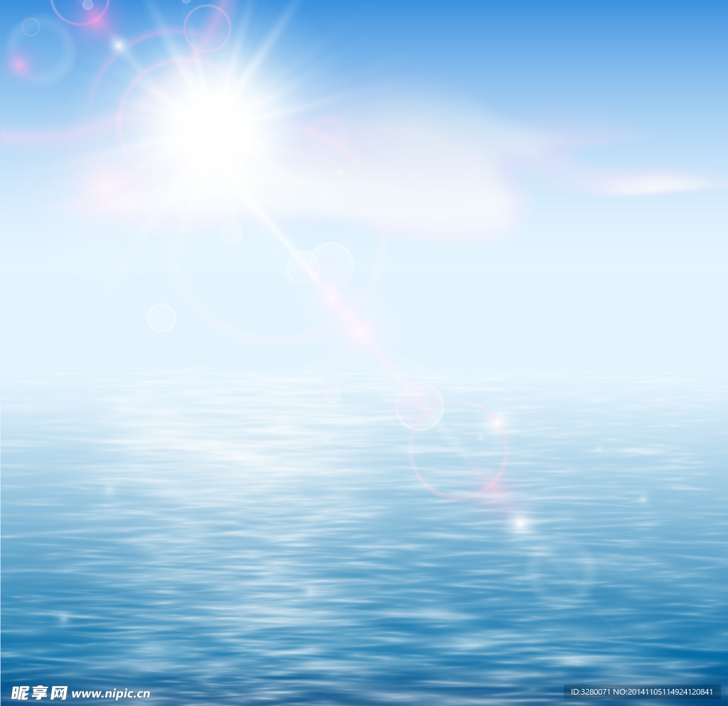 海洋蓝天