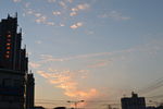 城市夕阳