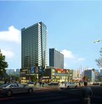 商住楼透视效果图
