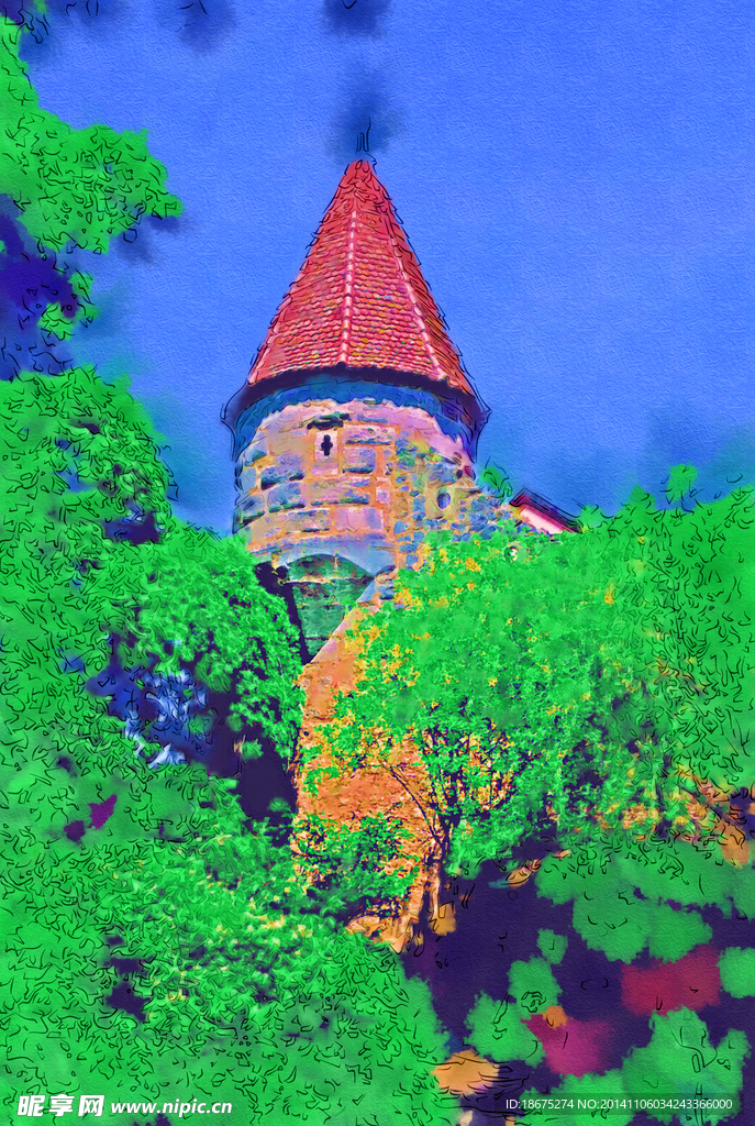 风景油画