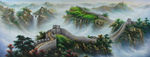 万里长城油画