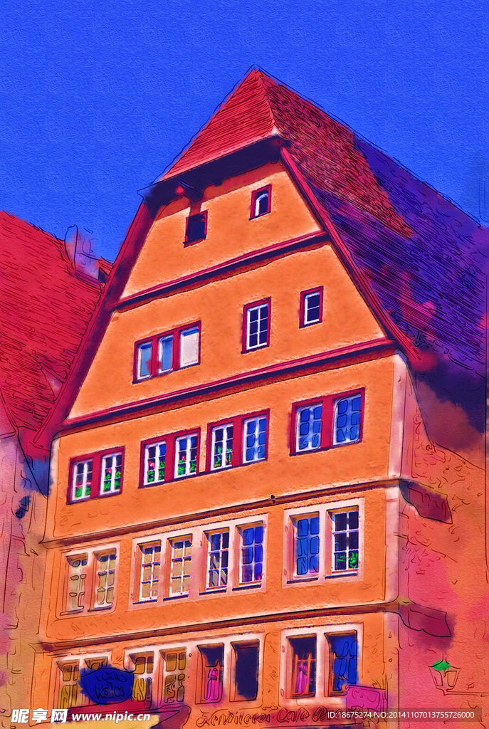 风景油画