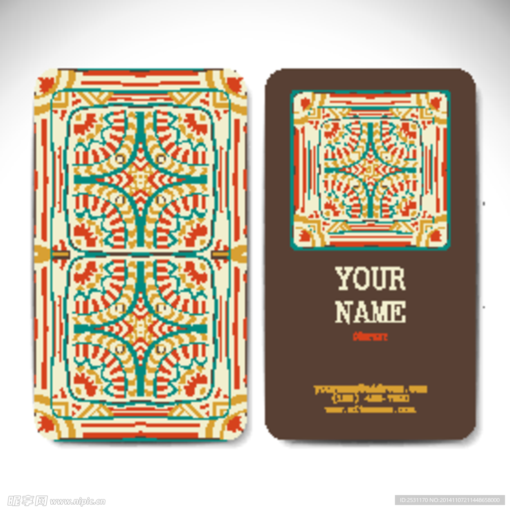 花纹卡片