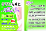针灸减肥传单