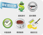理财 标识