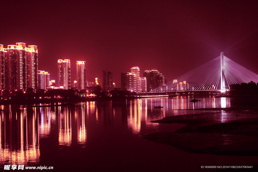 闽江夜景