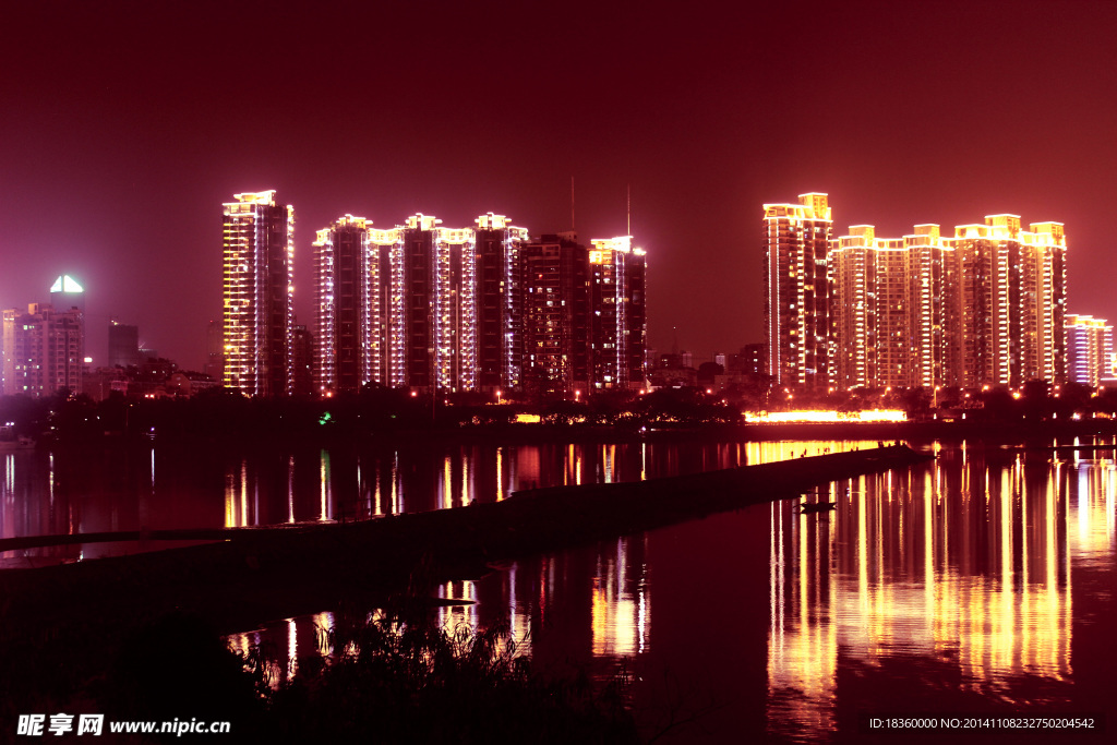 闽江夜景