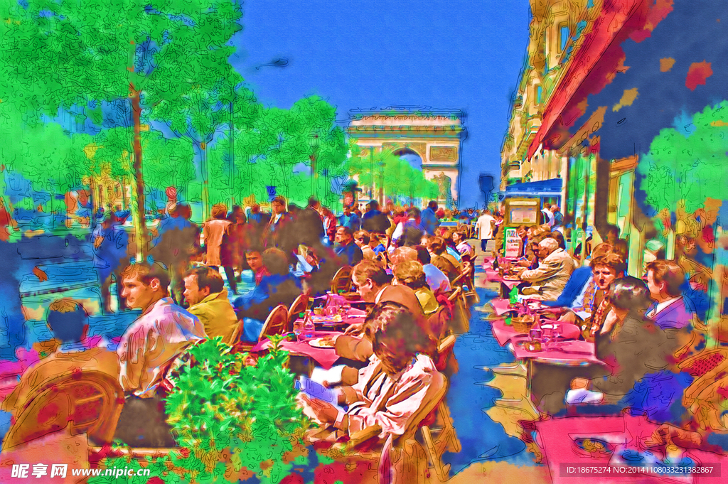 风景油画