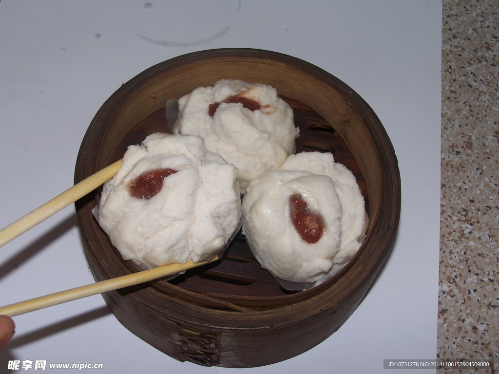 叉烧包早点早餐