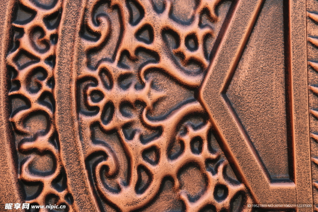 铝门 铁门 大门 纹路 