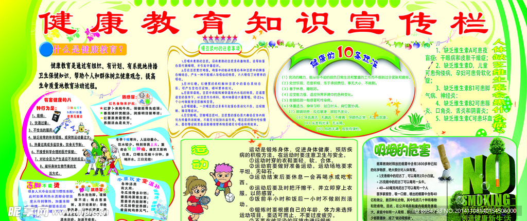 健康教育知识宣传栏