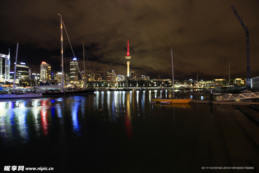 新西兰城市夜景