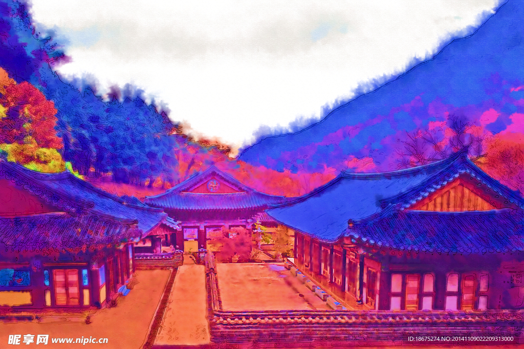 风景油画