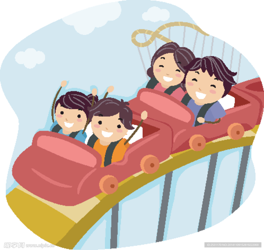 坐过山车