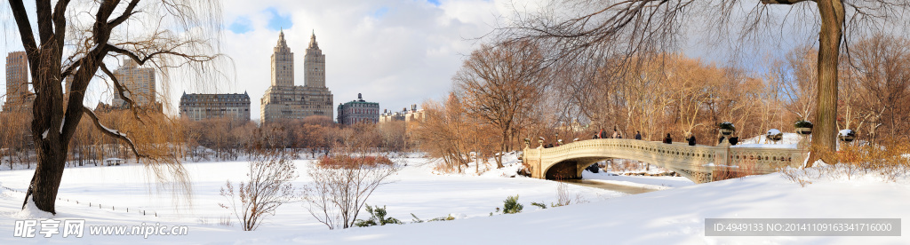 冬季雪景宽幅