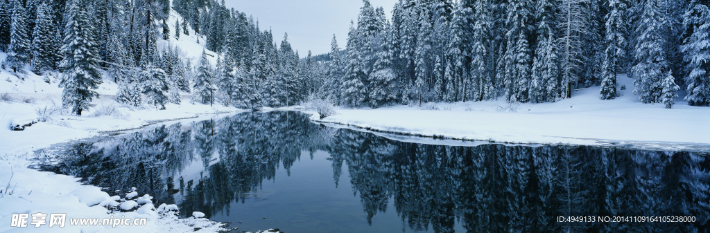 冬季雪景宽幅