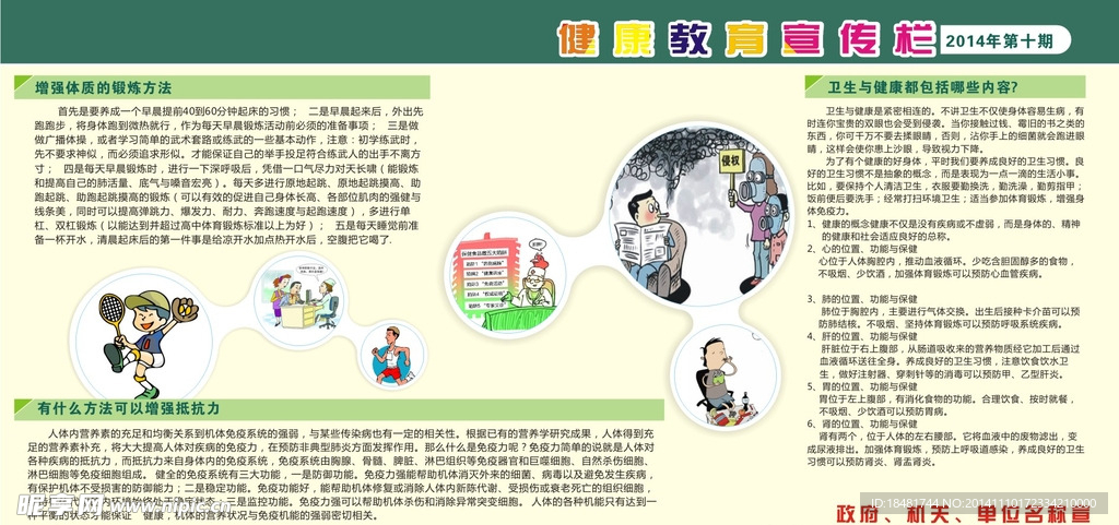 健康教育宣传栏