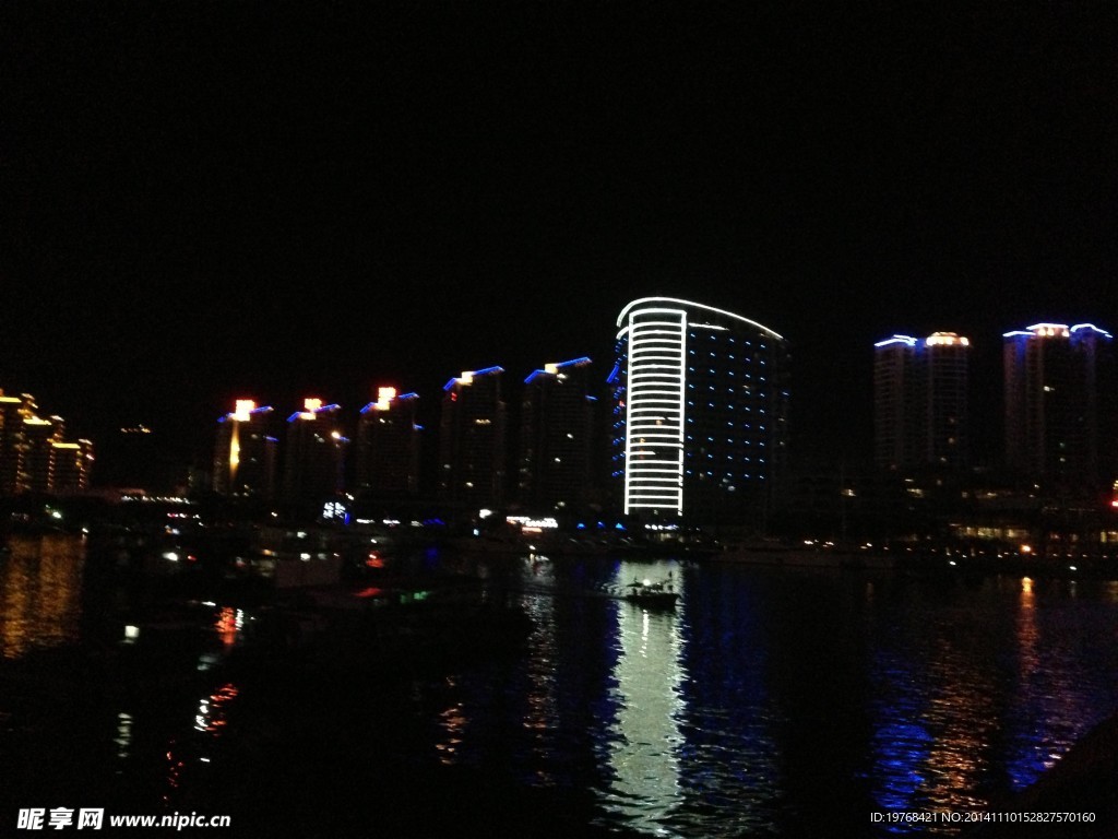 海南三亚夜景
