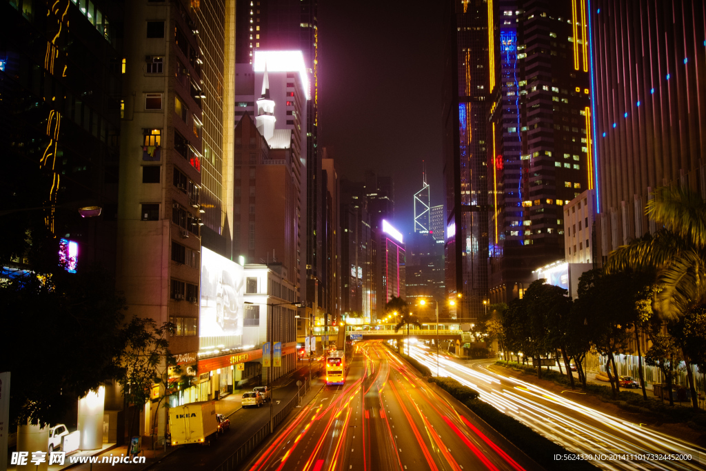夜景 街道