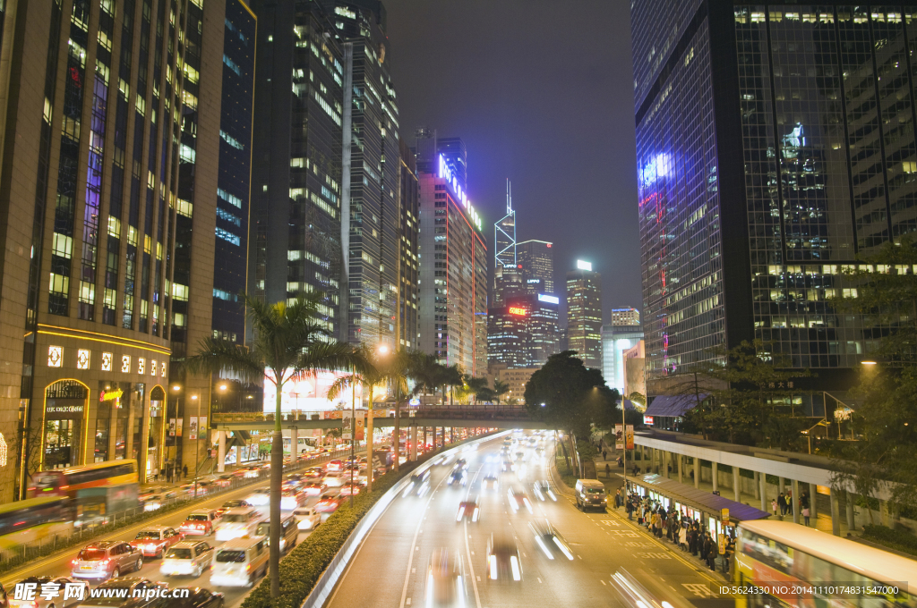 都市 夜景摄影图__建筑摄影_建筑园林_摄影图库_昵图网