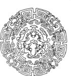 古代图案 飞鸟 古代配