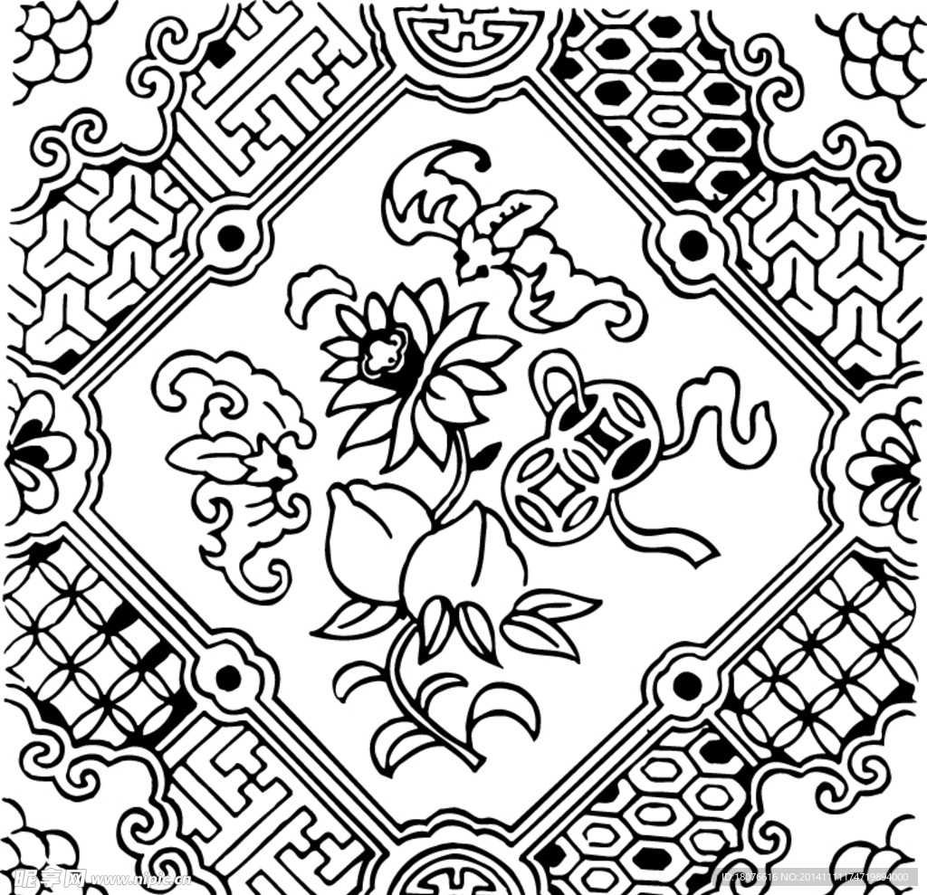 窗花 雕花 古代窗花 