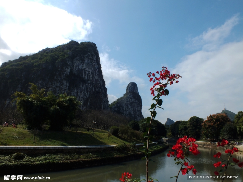 蓝天美景
