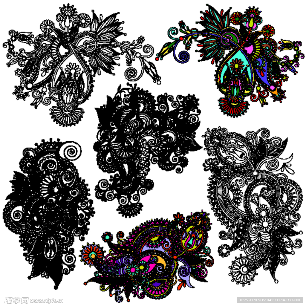 古典花纹
