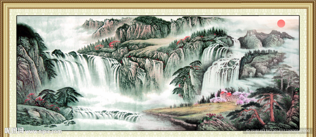 山水国画