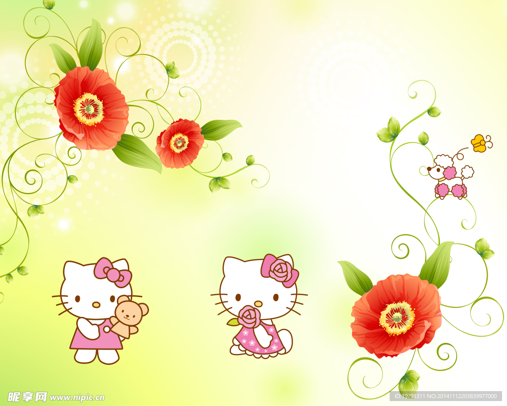 小红花小猫