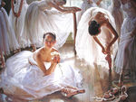 美女人物油画