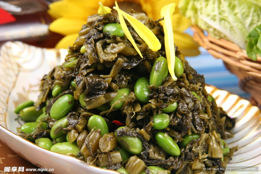 周庄咸菜毛豆
