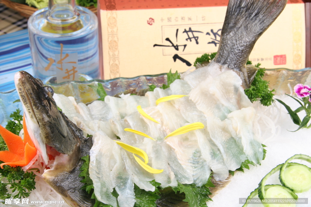 左口鱼刺身