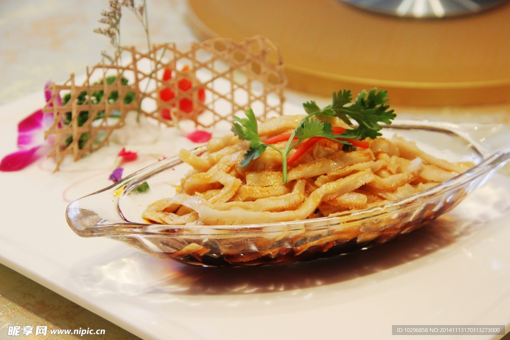 冷菜 白玉唇肚