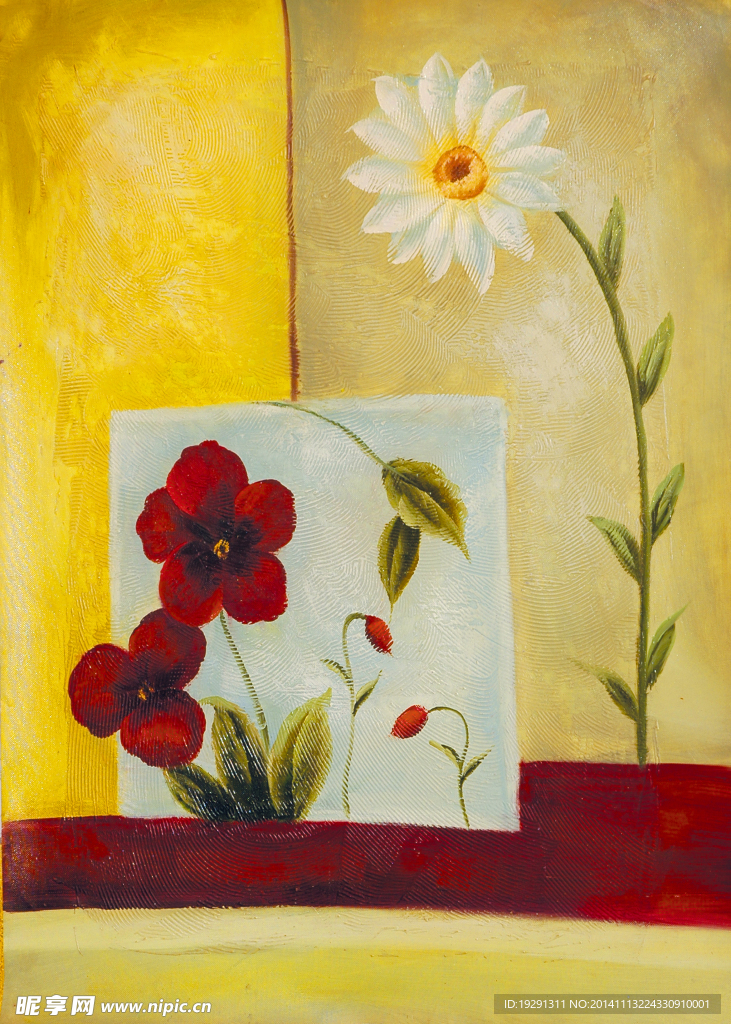 花卉油画
