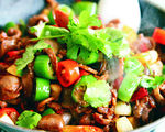 干锅鸡杂