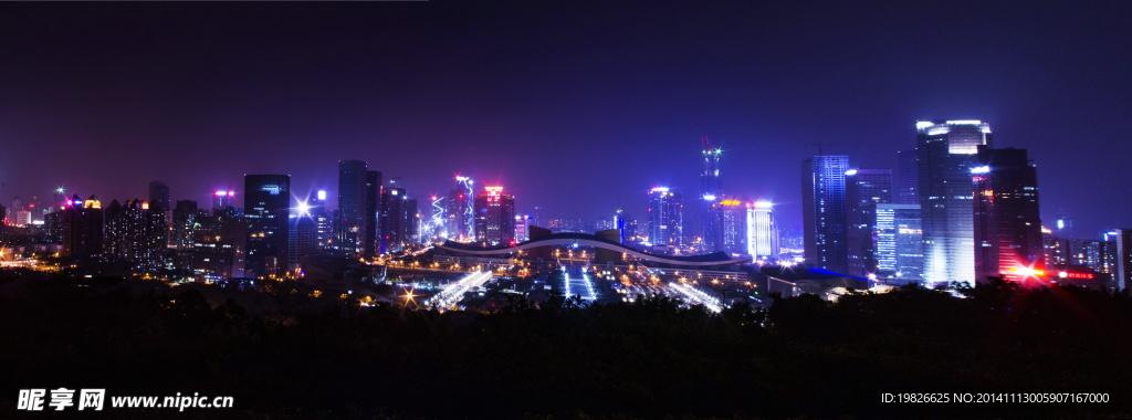 深圳市民中心夜景