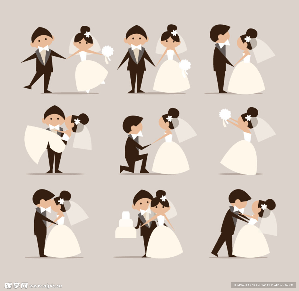 婚礼矢量