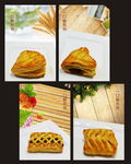 面包酥皮糕饼点心海报