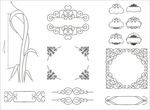 角花矢量图