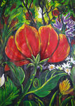 花卉油画