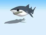 卡通鲨鱼3D模型