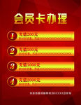 会员卡办理海报