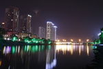 城市河流夜景