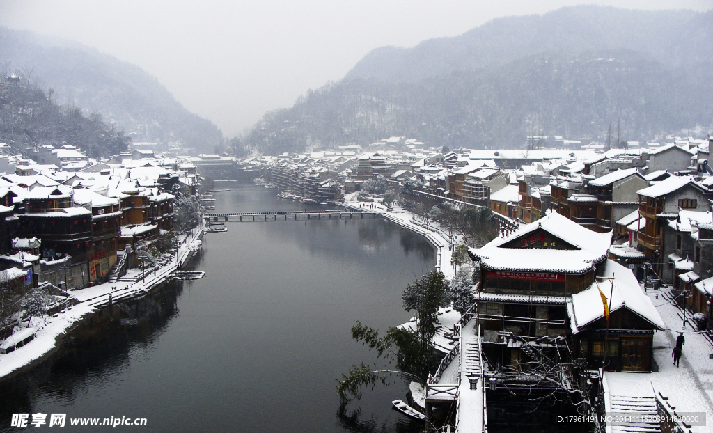 江南雪景