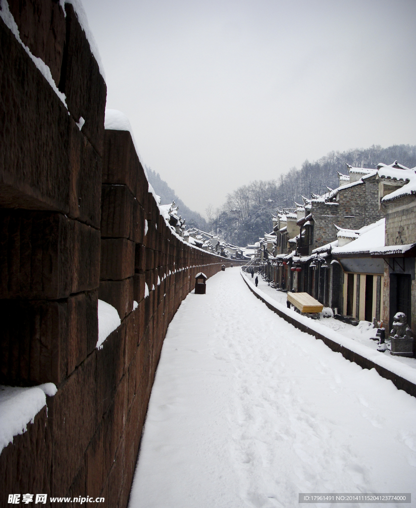 江南雪景