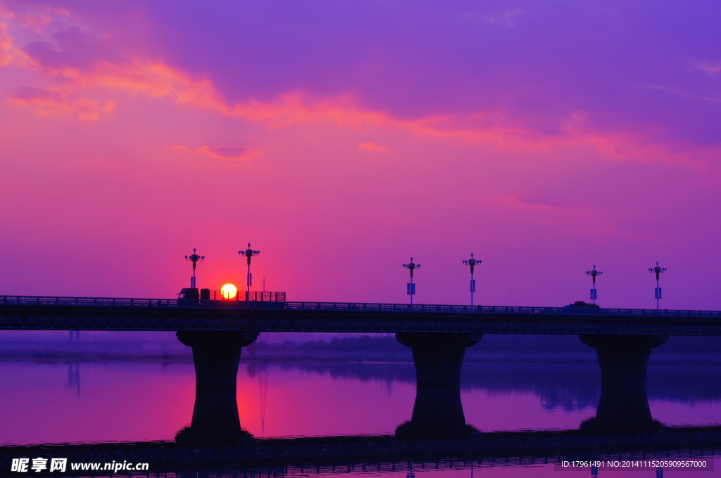 北戴河夕阳